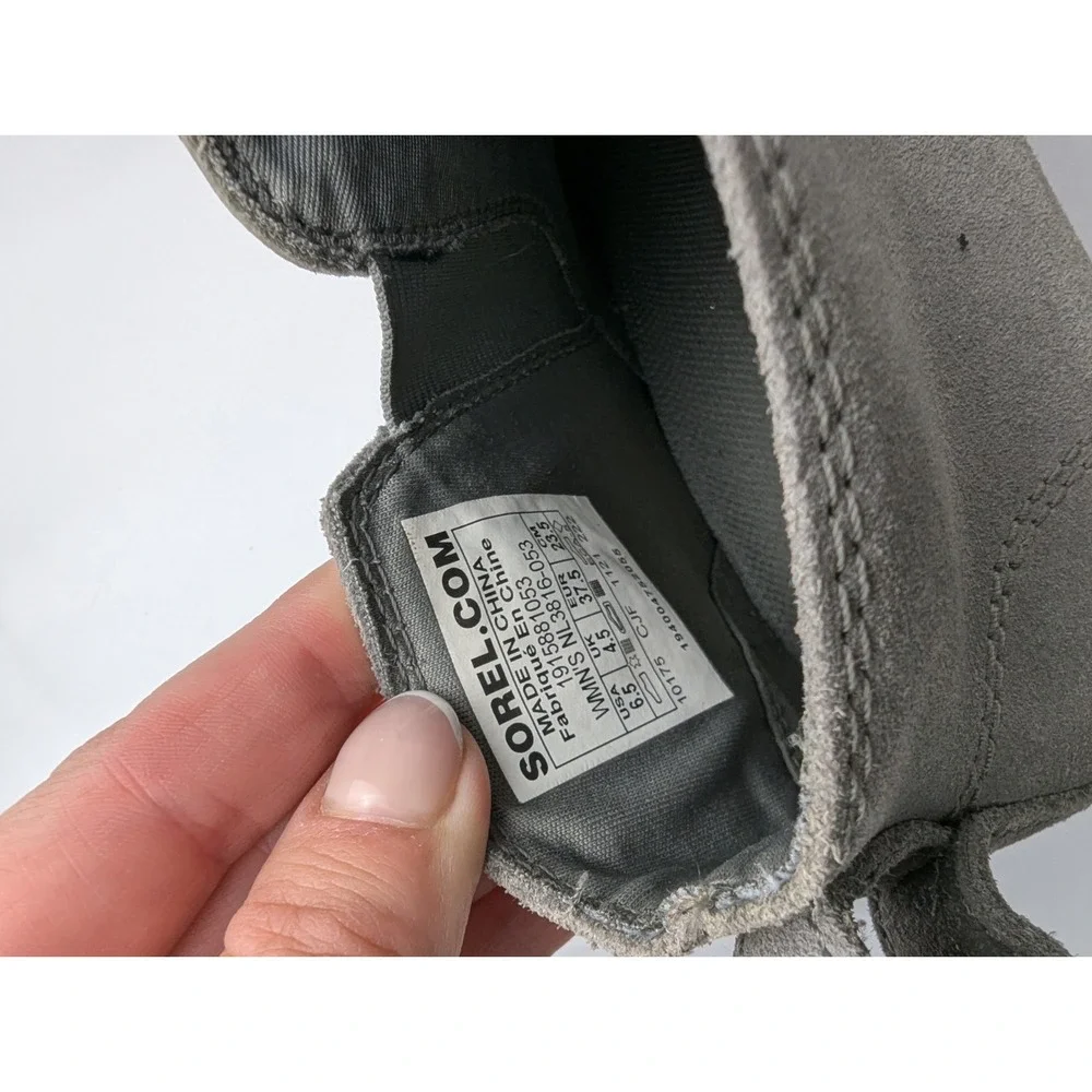 Sorel Evie II Women's Chelsea boots size 6.5‎ Quarry Grill Gray Wedge